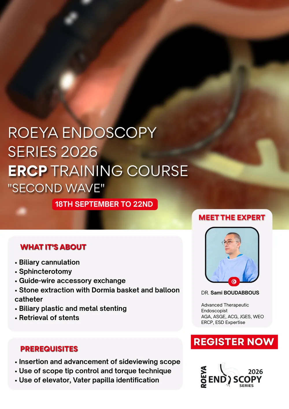 ERCP Training Course poster